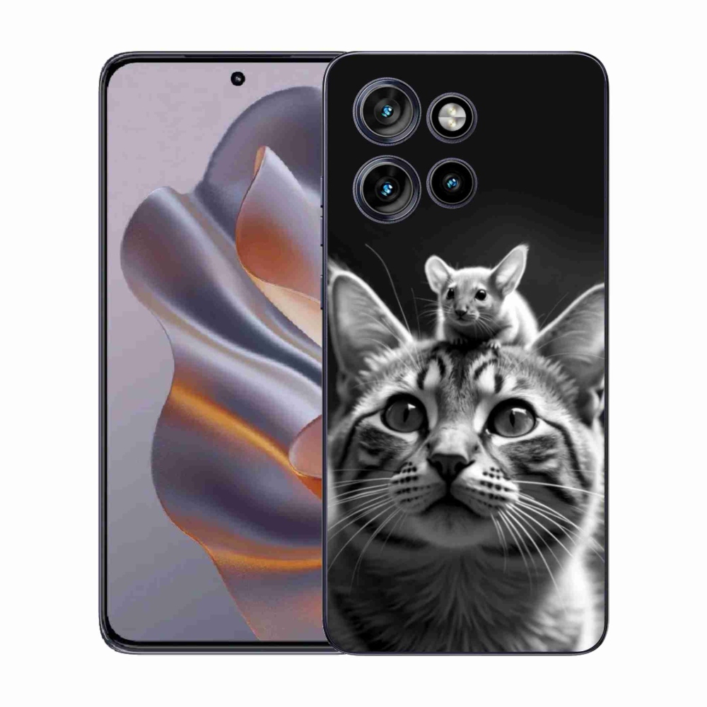 Gelový kryt mmCase na Motorola Edge 50 Neo - zvířecí přátelství 2