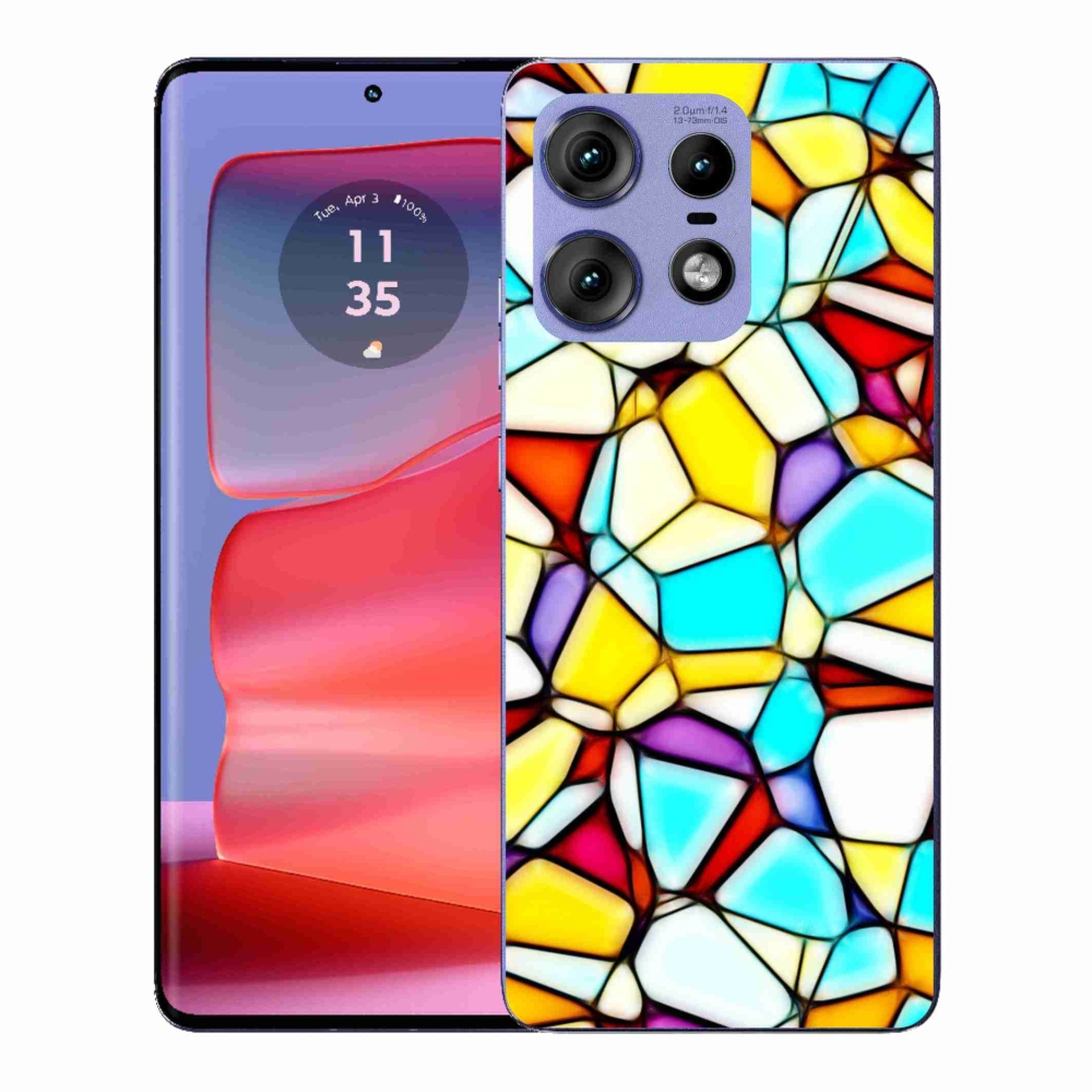 Gelový kryt mmCase na Motorola Edge 50 Pro - abstraktní motiv 40