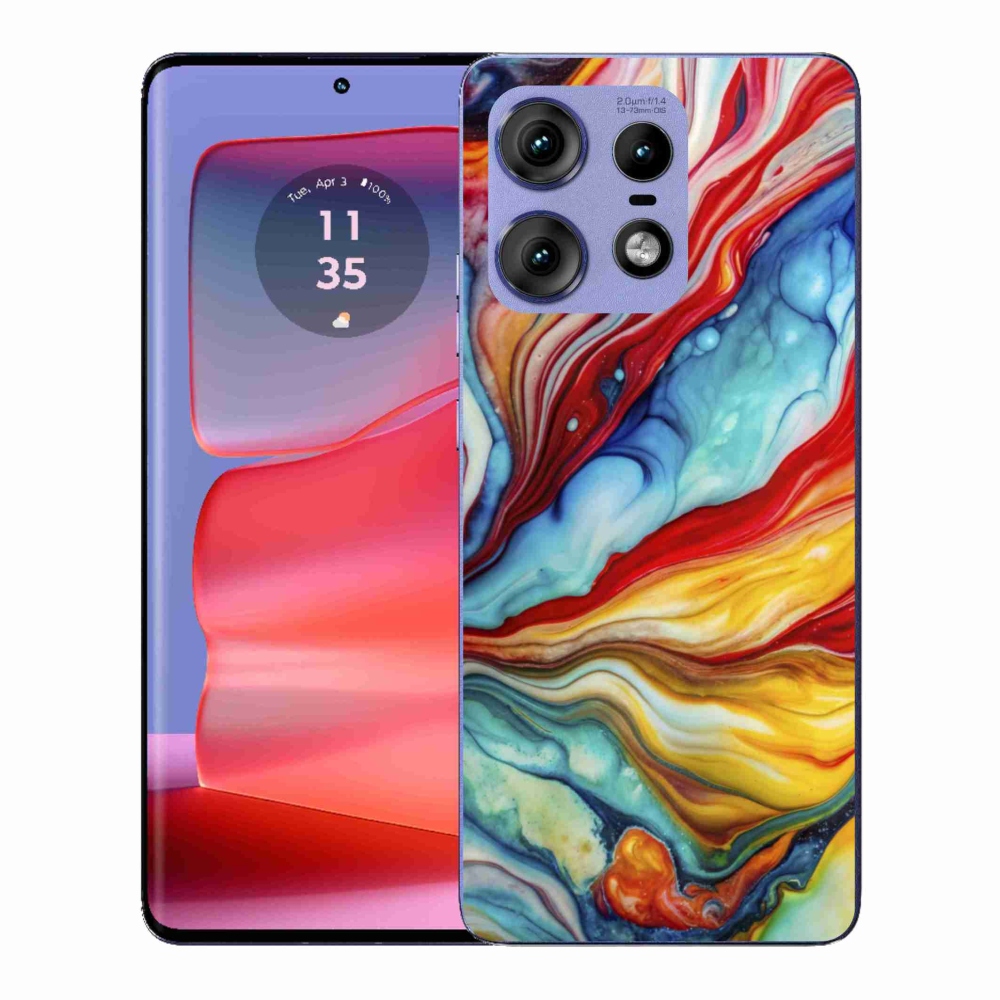 Gelový kryt mmCase na Motorola Edge 50 Pro - abstraktní motiv 58