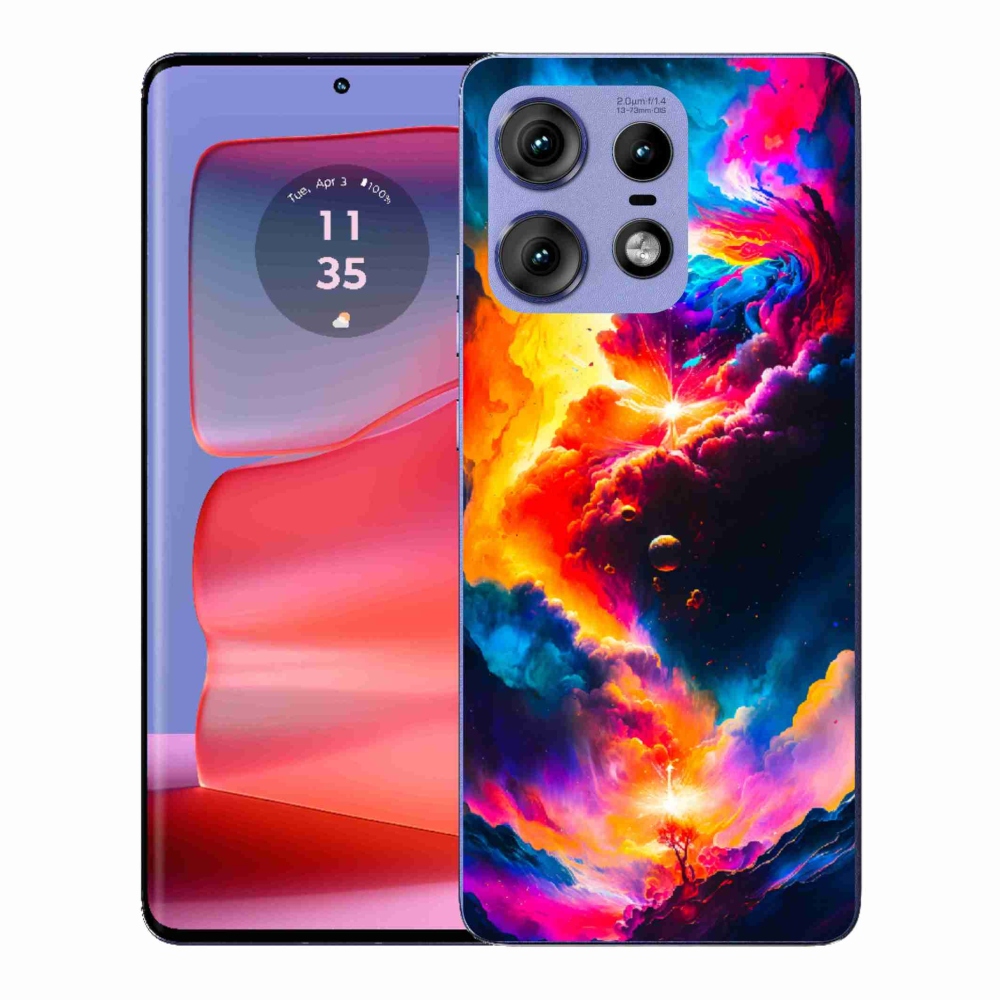 Gelový kryt mmCase na Motorola Edge 50 Pro - abstraktní motiv