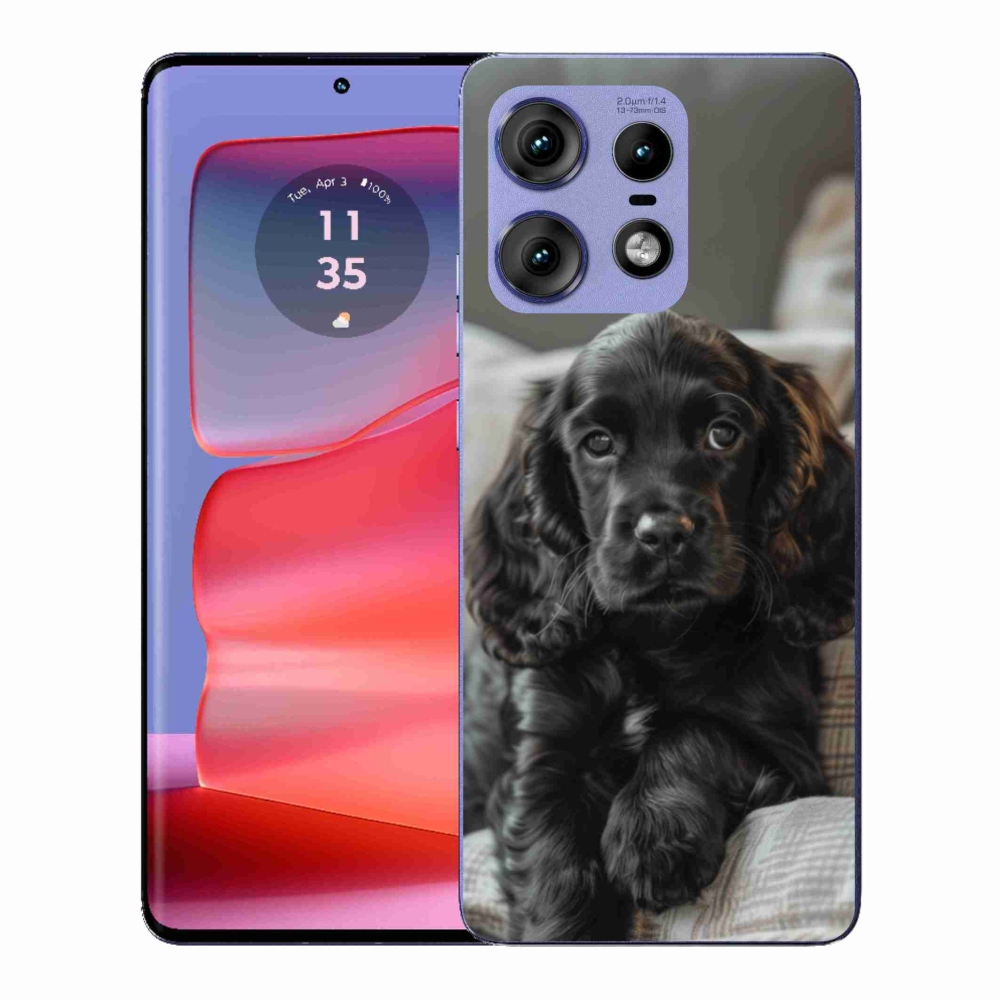 Gelový kryt mmCase na Motorola Edge 50 Pro - anglický kokršpaněl