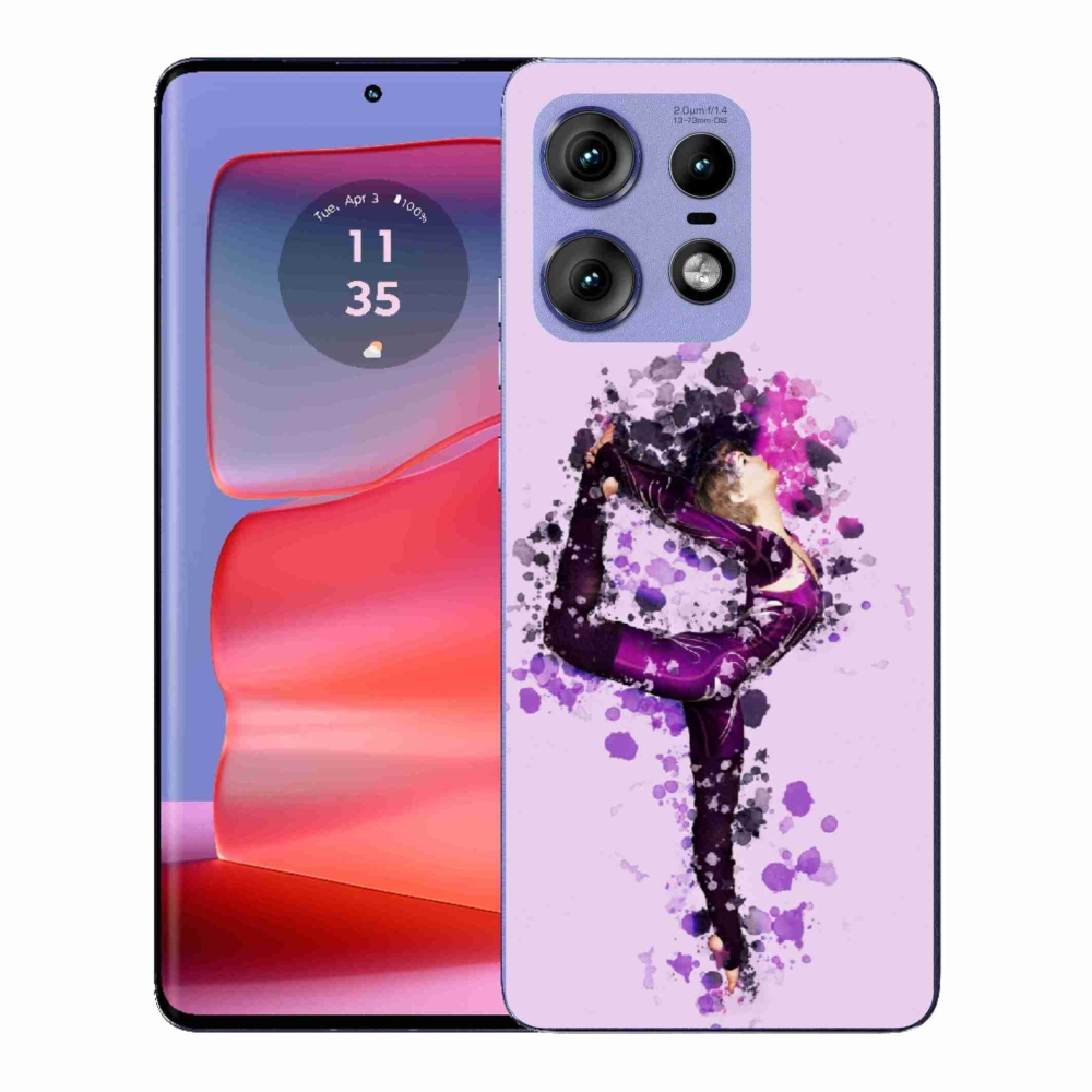 Gelový kryt mmCase na Motorola Edge 50 Pro - baletka