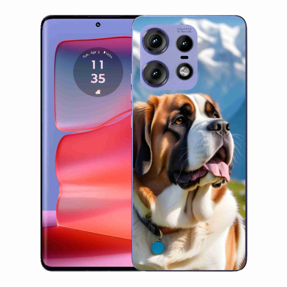 Gelový kryt mmCase na Motorola Edge 50 Pro - bernardýn