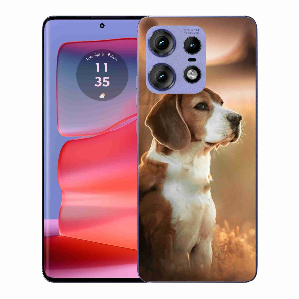 Gelový kryt mmCase na Motorola Edge 50 Pro - bígl