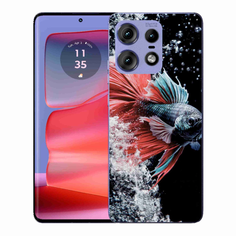 Gelový kryt mmCase na Motorola Edge 50 Pro - bojovnice pestrá
