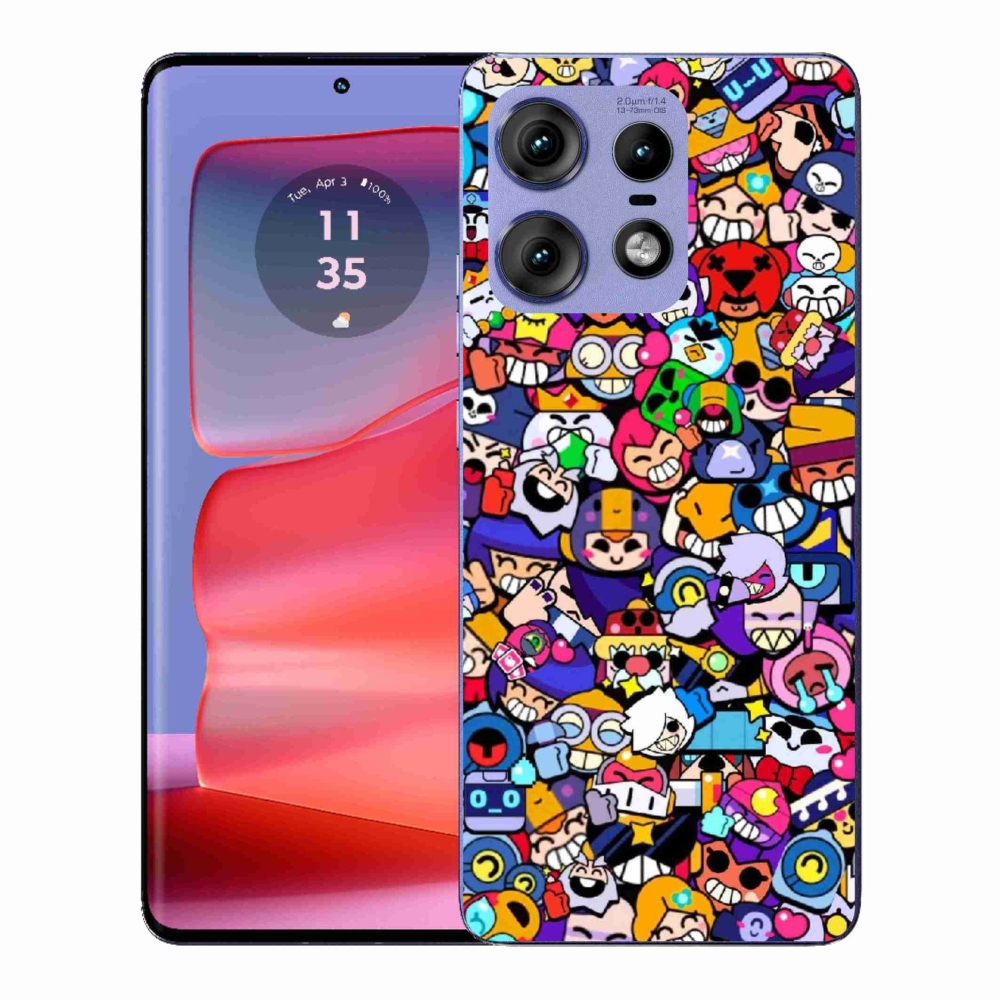 Gelový kryt mmCase na Motorola Edge 50 Pro - brawl stars 2