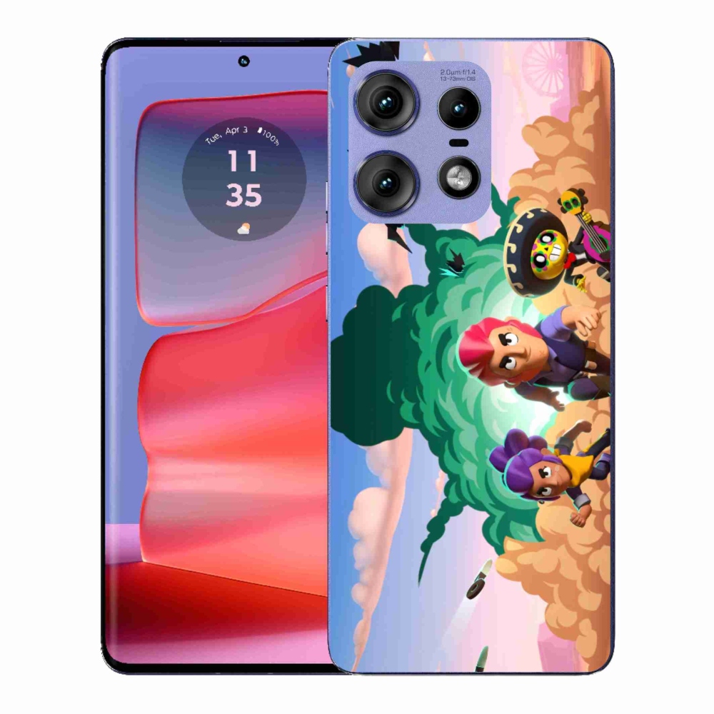 Gelový kryt mmCase na Motorola Edge 50 Pro - brawl stars