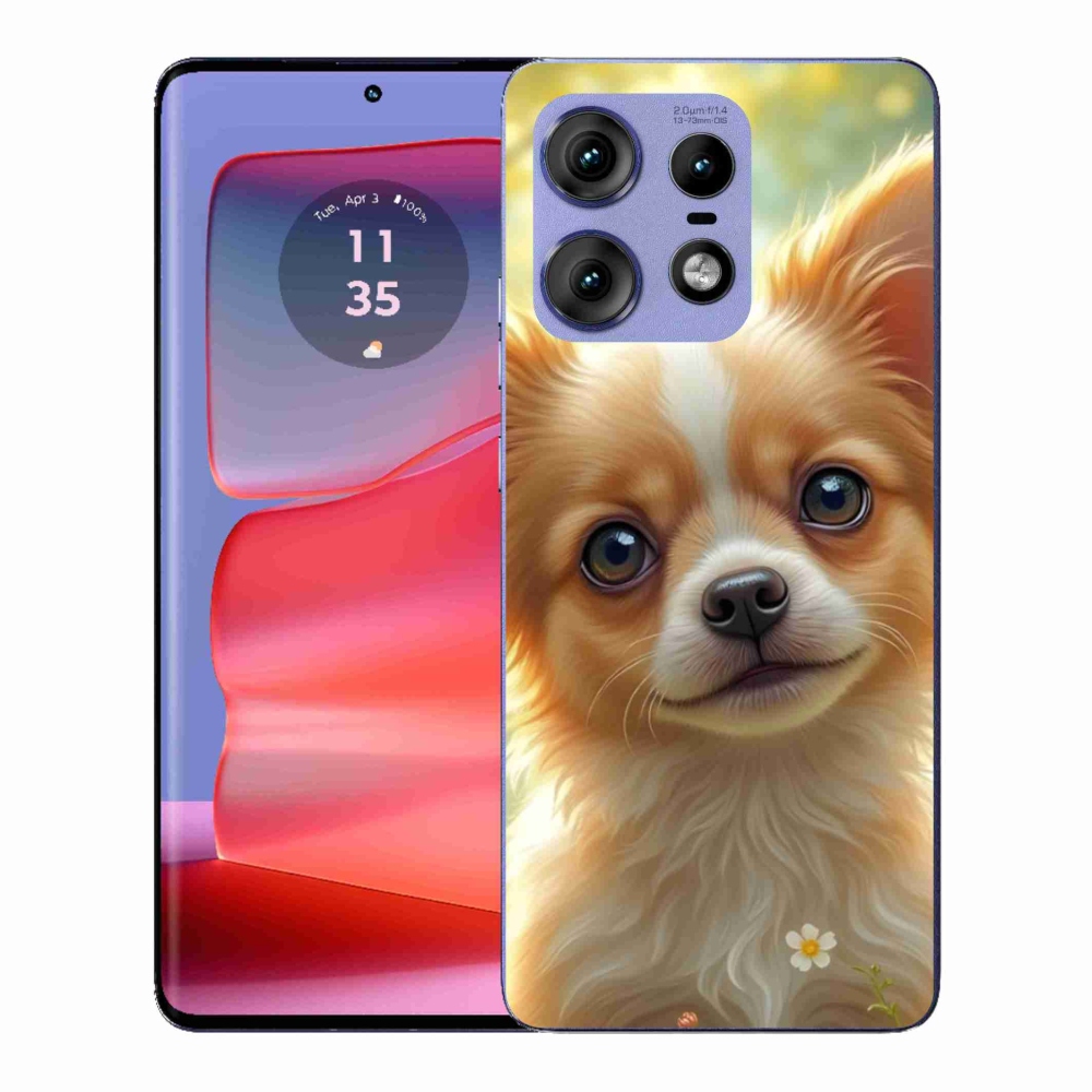 Gelový kryt mmCase na Motorola Edge 50 Pro - čivava 5
