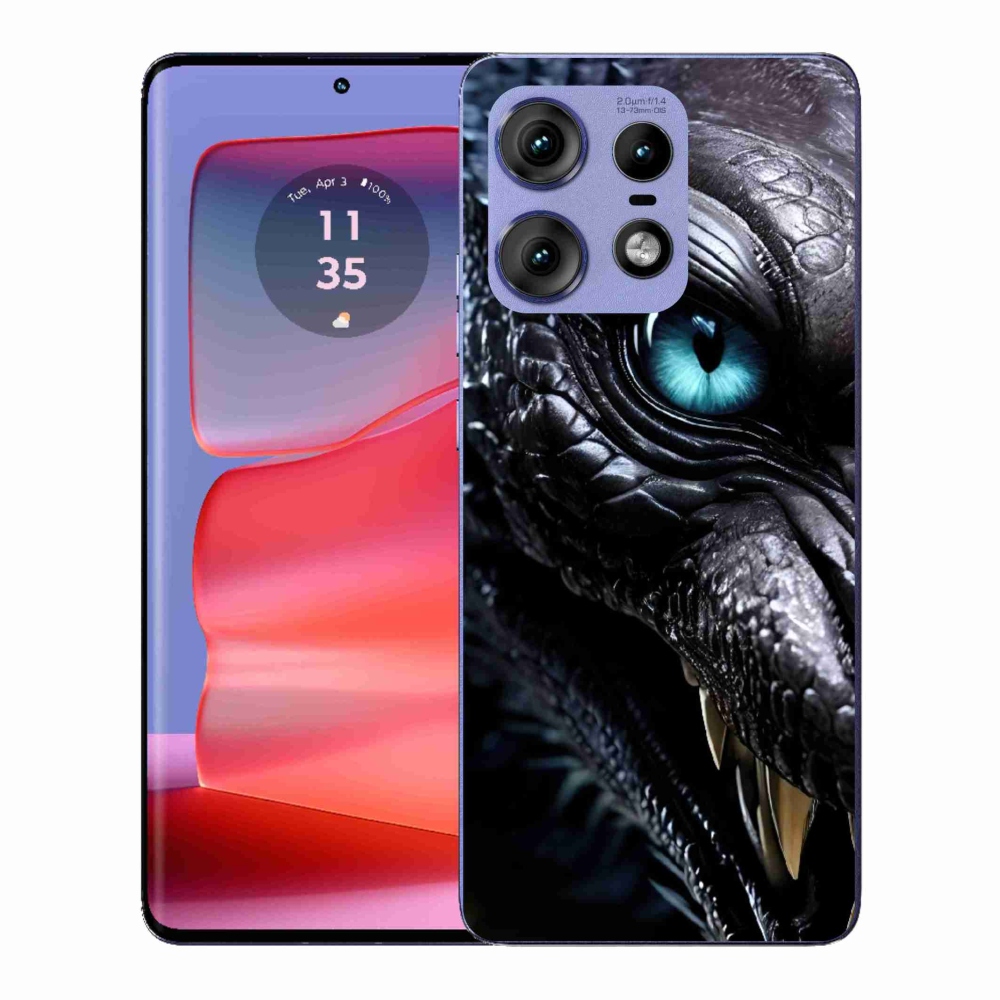 Gelový kryt mmCase na Motorola Edge 50 Pro - dračí pohled
