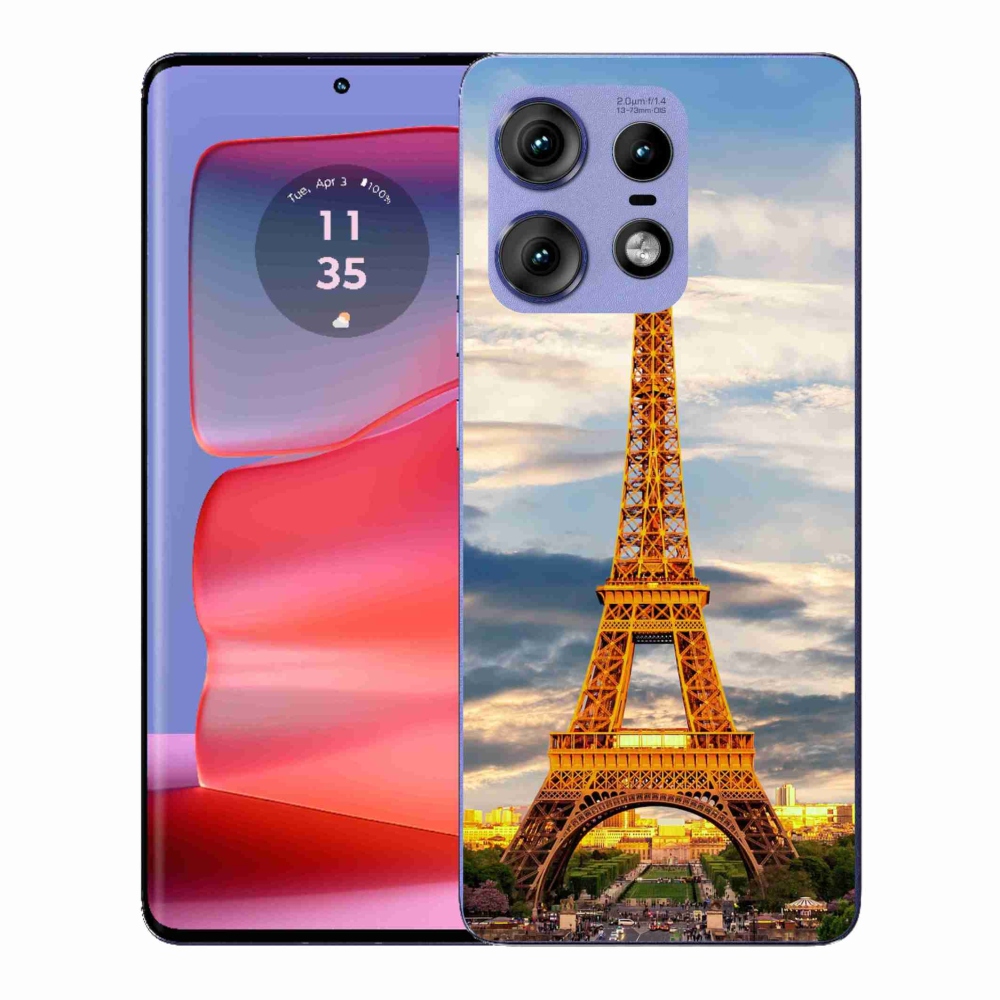 Gelový kryt mmCase na Motorola Edge 50 Pro - eiffelova věž 3