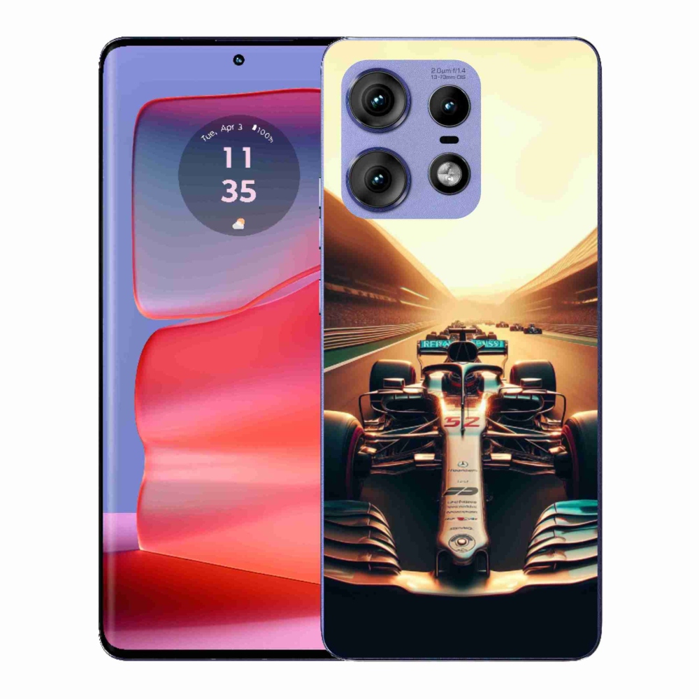 Gelový kryt mmCase na Motorola Edge 50 Pro - formule 1