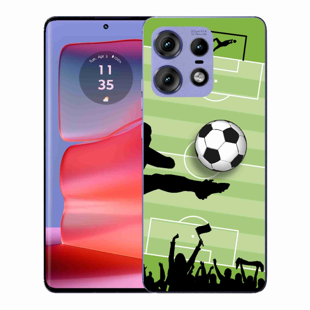 Gelový kryt mmCase na Motorola Edge 50 Pro - fotbal 3