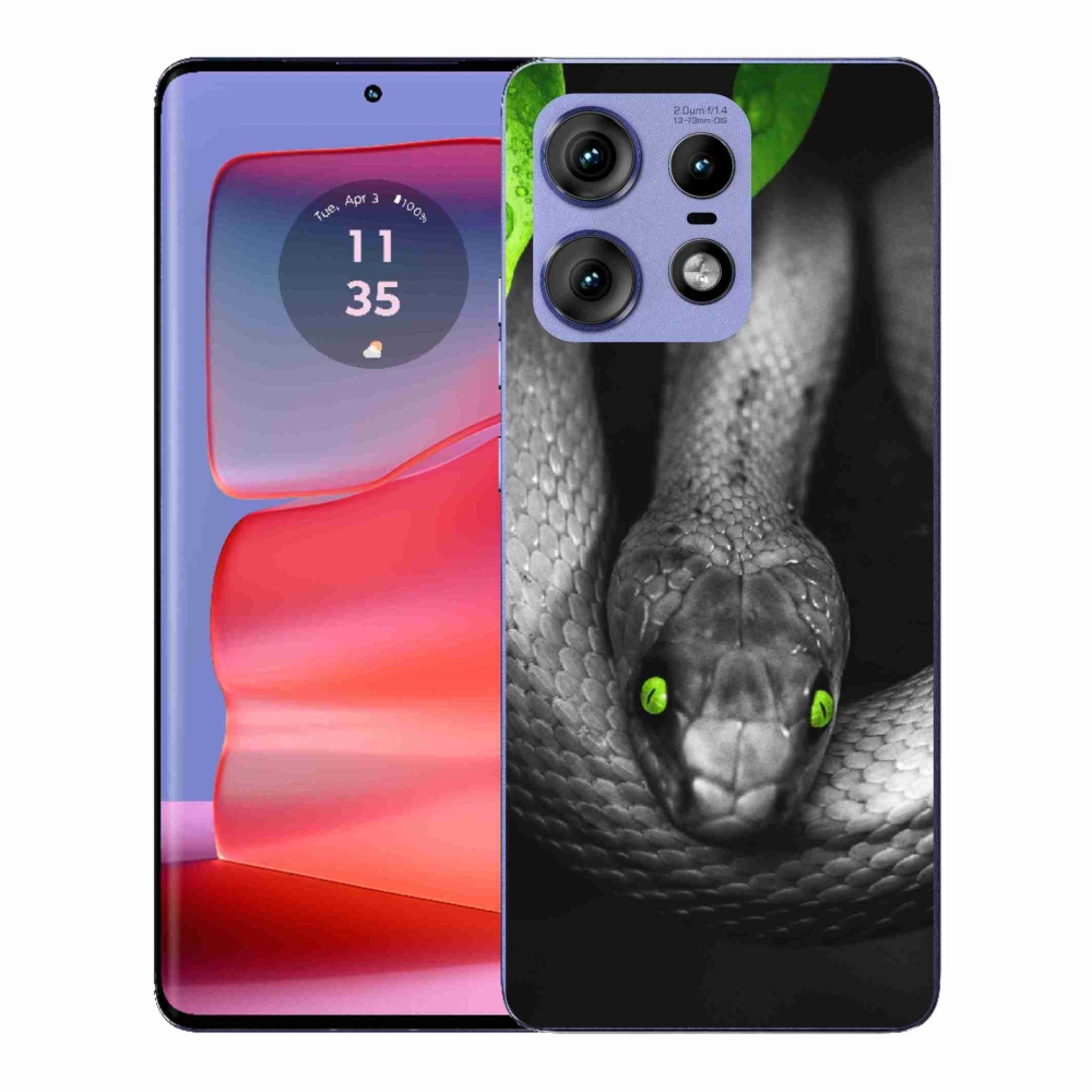 Gelový kryt mmCase na Motorola Edge 50 Pro - had