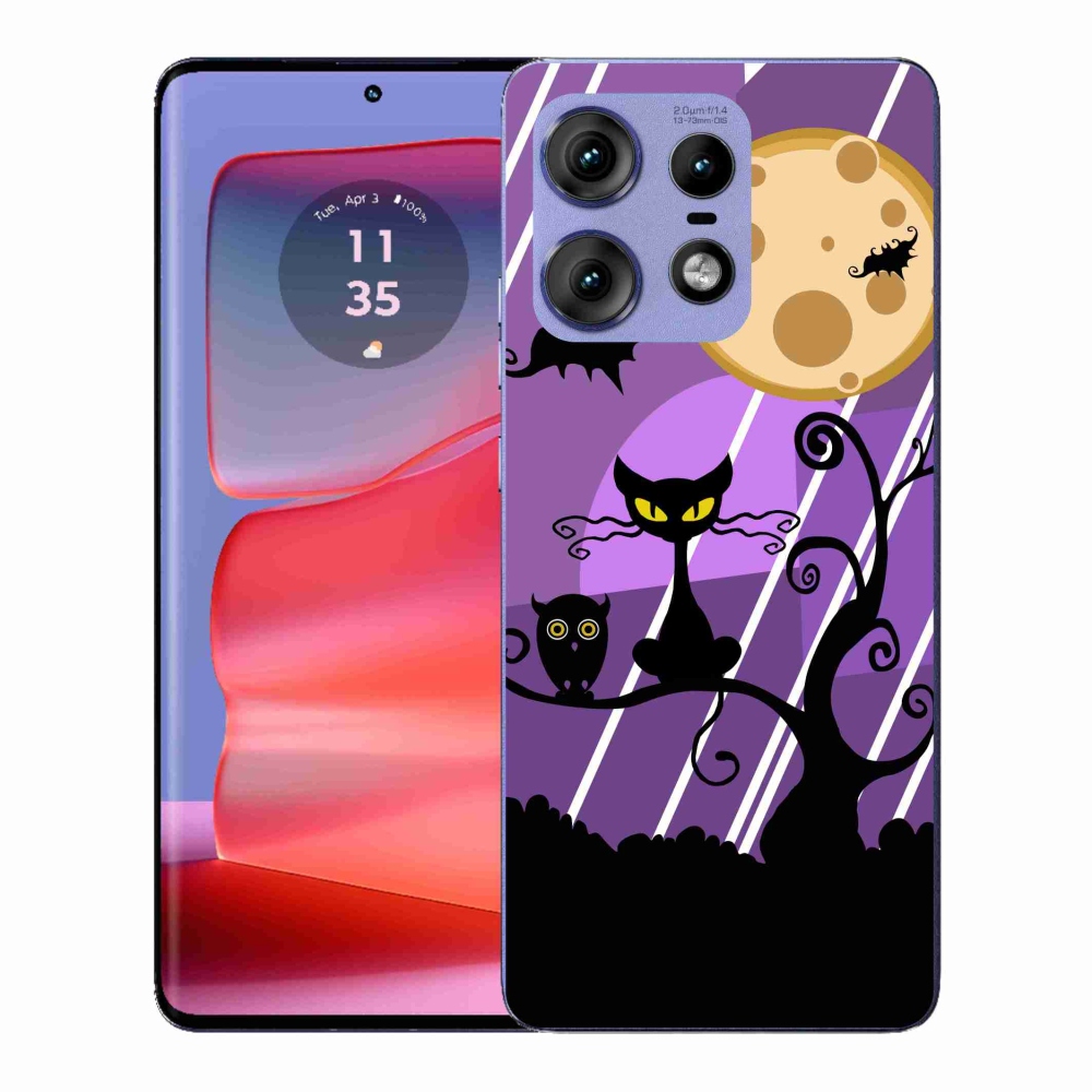 Gelový kryt mmCase na Motorola Edge 50 Pro - halloween