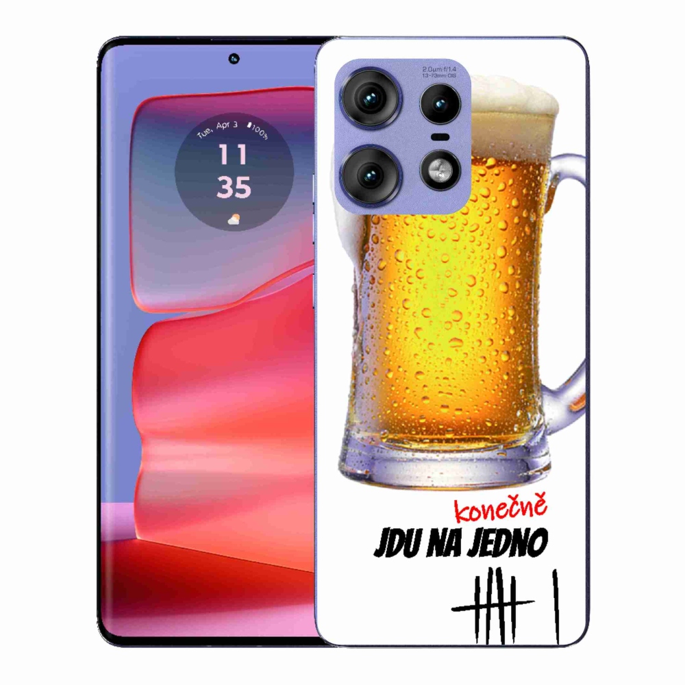 Gelový kryt mmCase na Motorola Edge 50 Pro - jdu na jedno