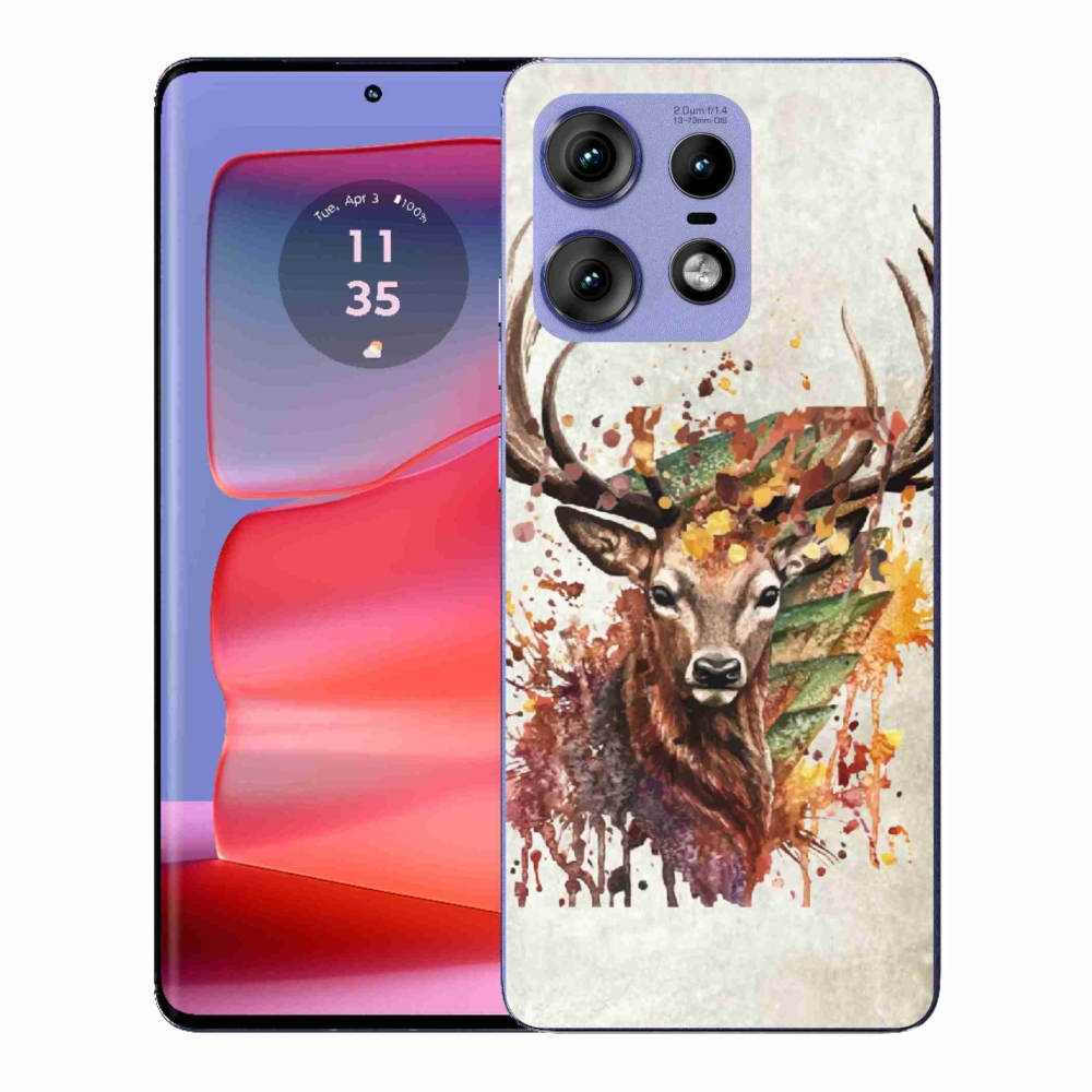 Gelový kryt mmCase na Motorola Edge 50 Pro - jelen 1