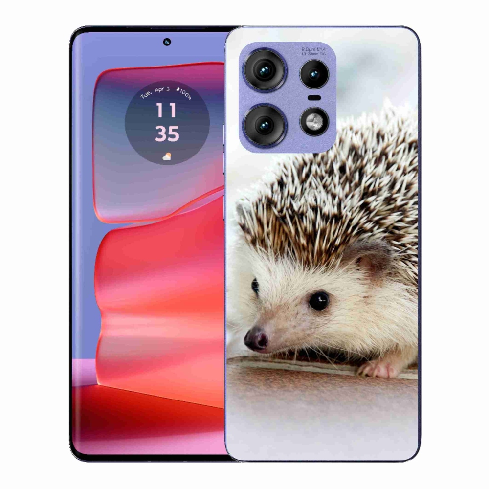 Gelový kryt mmCase na Motorola Edge 50 Pro - ježek