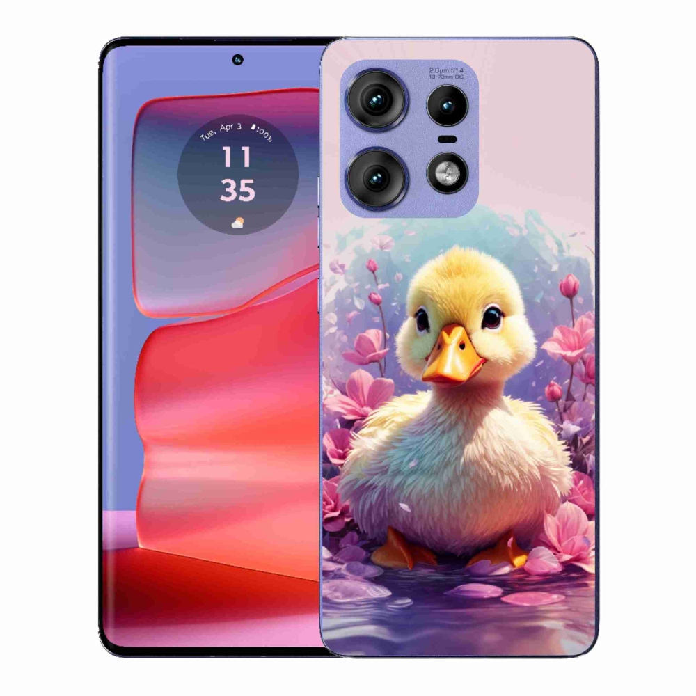 Gelový kryt mmCase na Motorola Edge 50 Pro - kachnička
