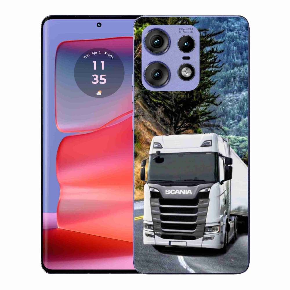 Gelový kryt mmCase na Motorola Edge 50 Pro - kamion 1