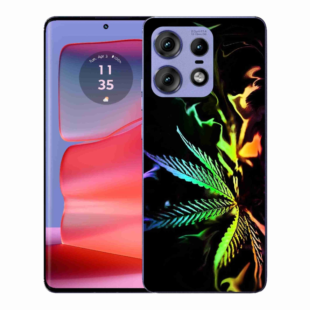 Gelový kryt mmCase na Motorola Edge 50 Pro - konopí 2