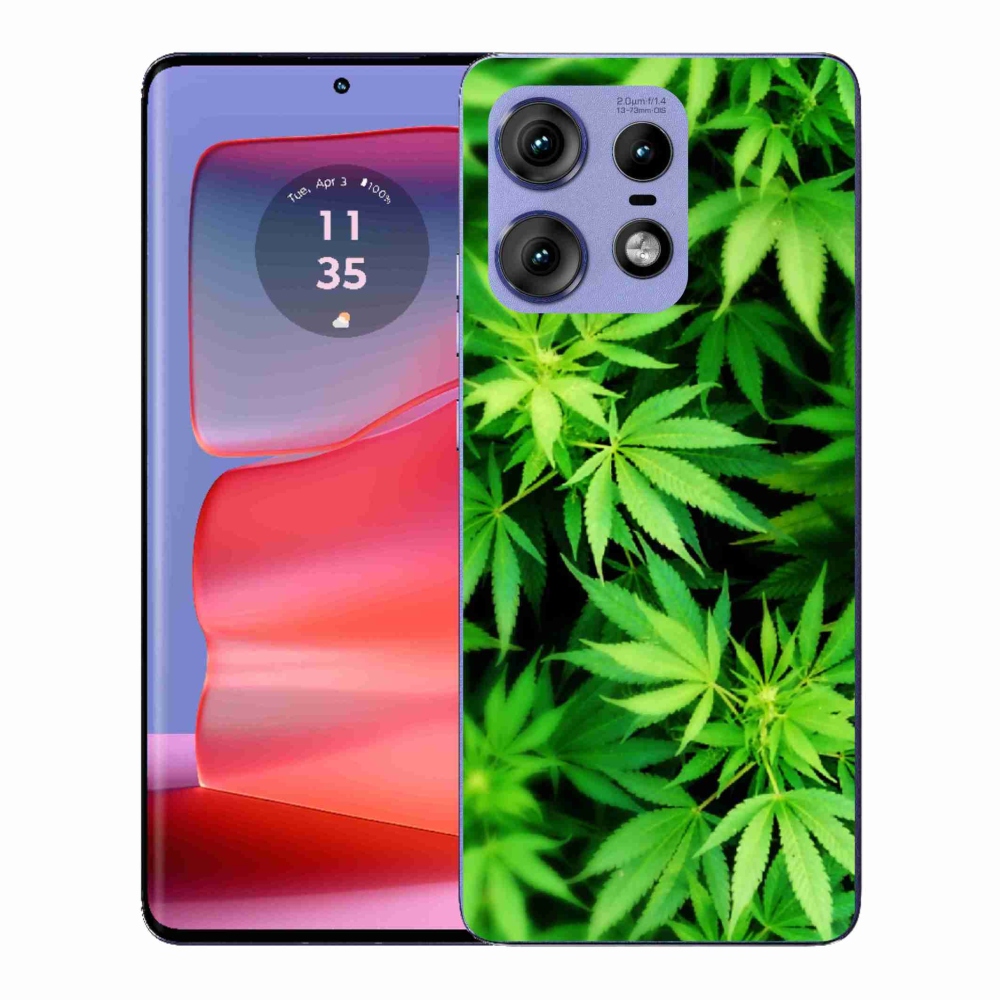 Gelový kryt mmCase na Motorola Edge 50 Pro - konopí 3