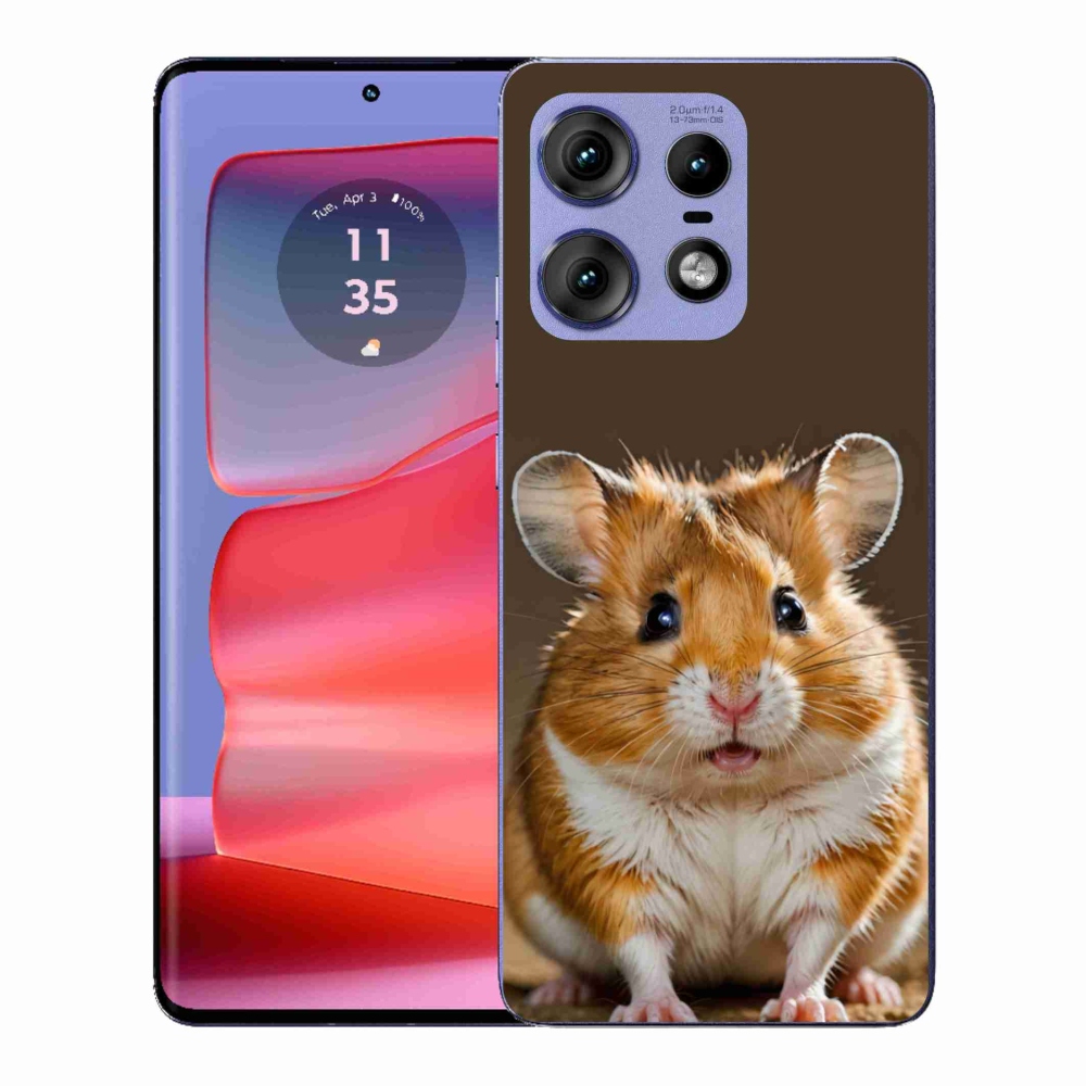 Gelový kryt mmCase na Motorola Edge 50 Pro - křeček