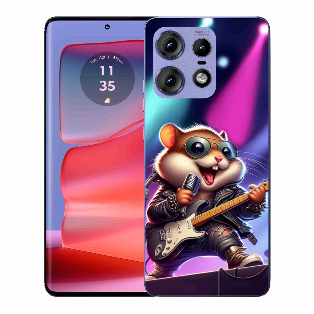 Gelový kryt mmCase na Motorola Edge 50 Pro - křeček rocker