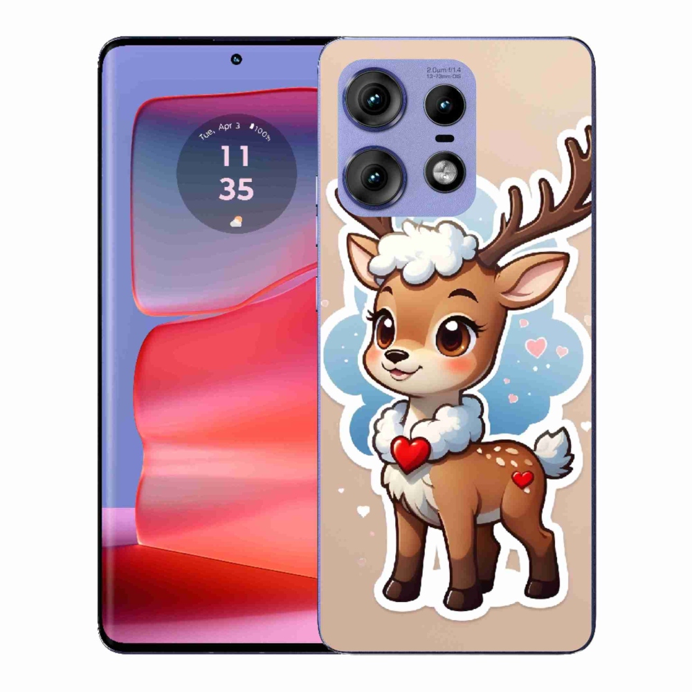 Gelový kryt mmCase na Motorola Edge 50 Pro - kreslený sob