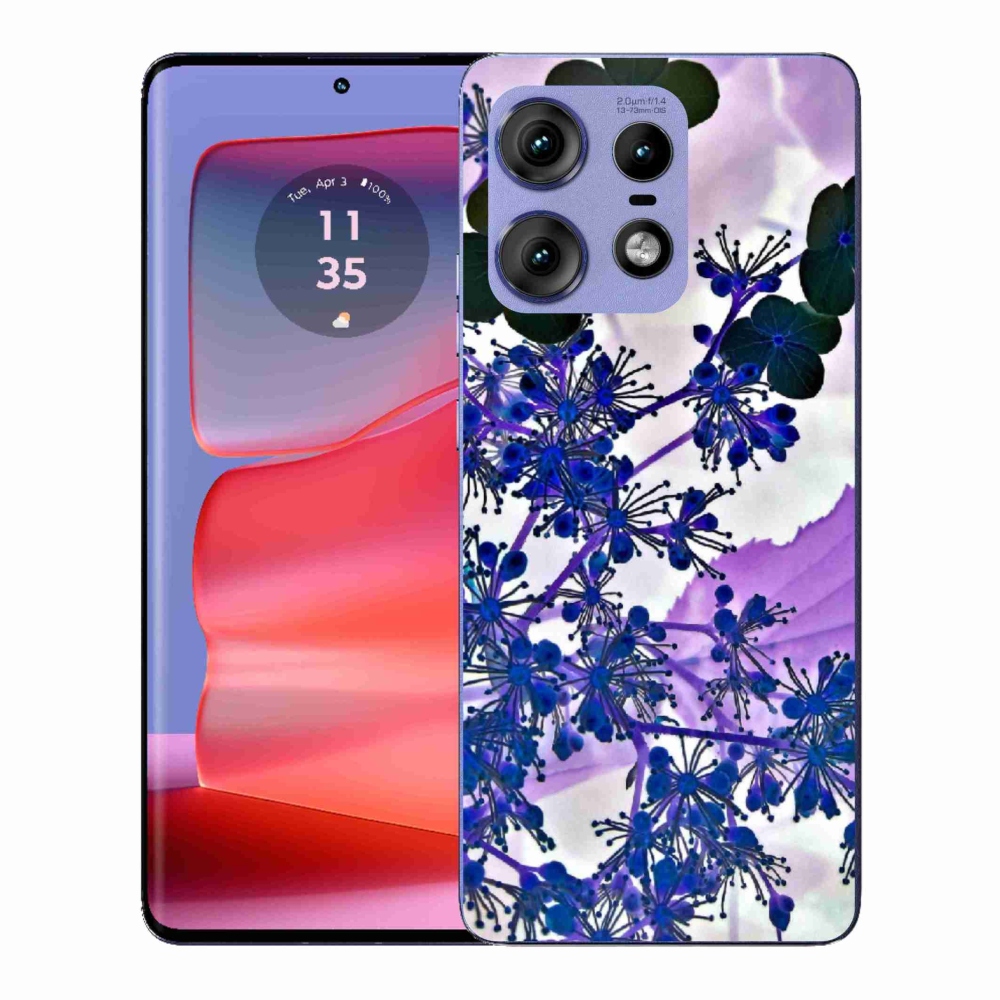 Gelový kryt mmCase na Motorola Edge 50 Pro - květ hortenzie