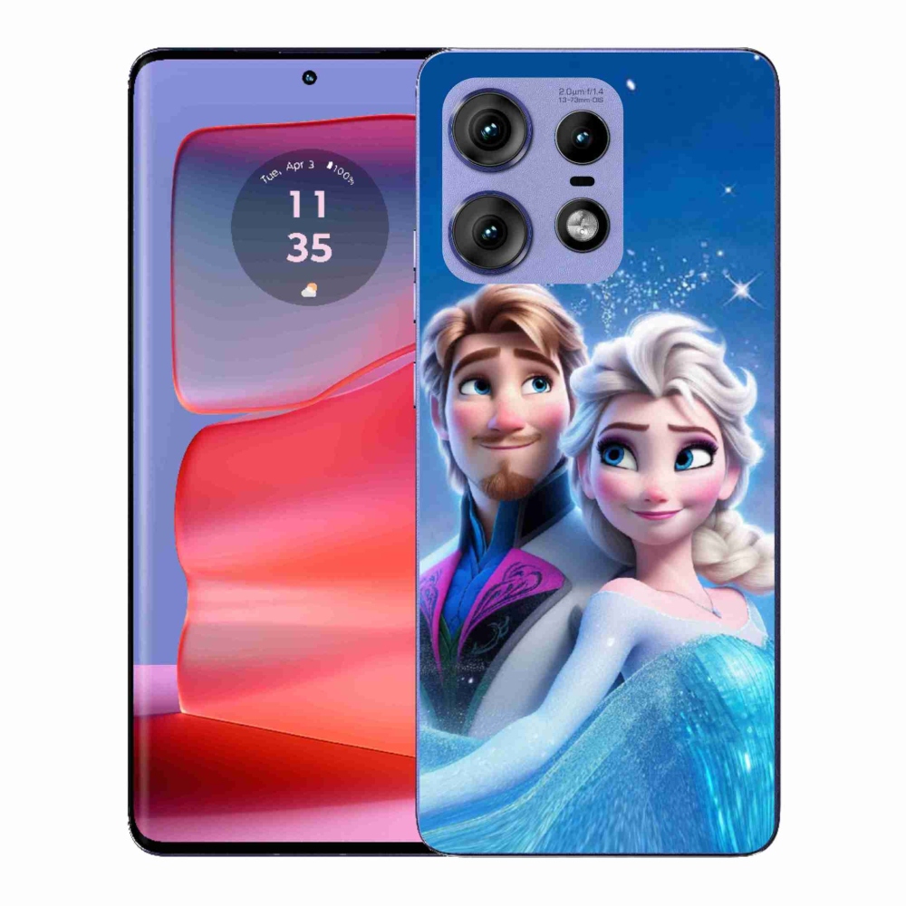 Gelový kryt mmCase na Motorola Edge 50 Pro - ledové království 1
