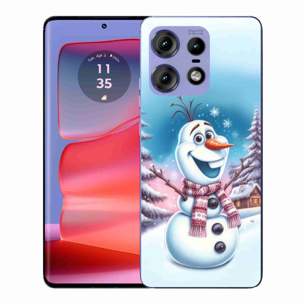 Gelový kryt mmCase na Motorola Edge 50 Pro - ledové království