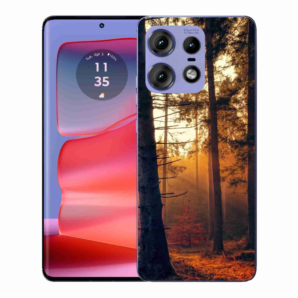 Gelový kryt mmCase na Motorola Edge 50 Pro - les