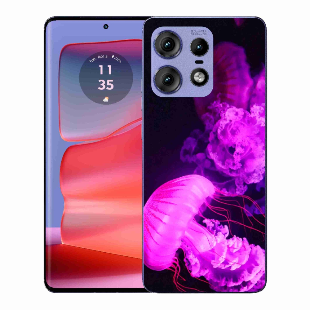 Gelový kryt mmCase na Motorola Edge 50 Pro - medúza 1
