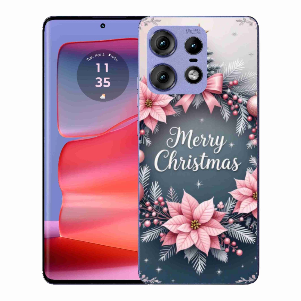 Gelový kryt mmCase na Motorola Edge 50 Pro - merry christmas