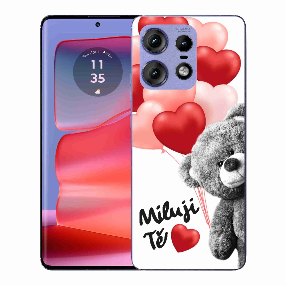 Gelový kryt mmCase na Motorola Edge 50 Pro - miluji Tě