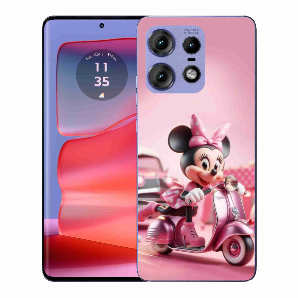 Gelový kryt mmCase na Motorola Edge 50 Pro - minnie 1