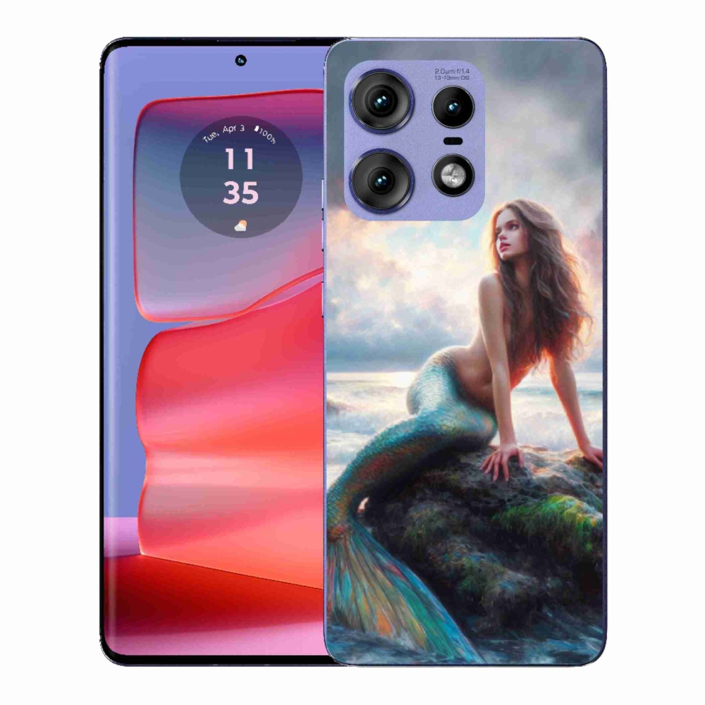 Gelový kryt mmCase na Motorola Edge 50 Pro - mořská panna