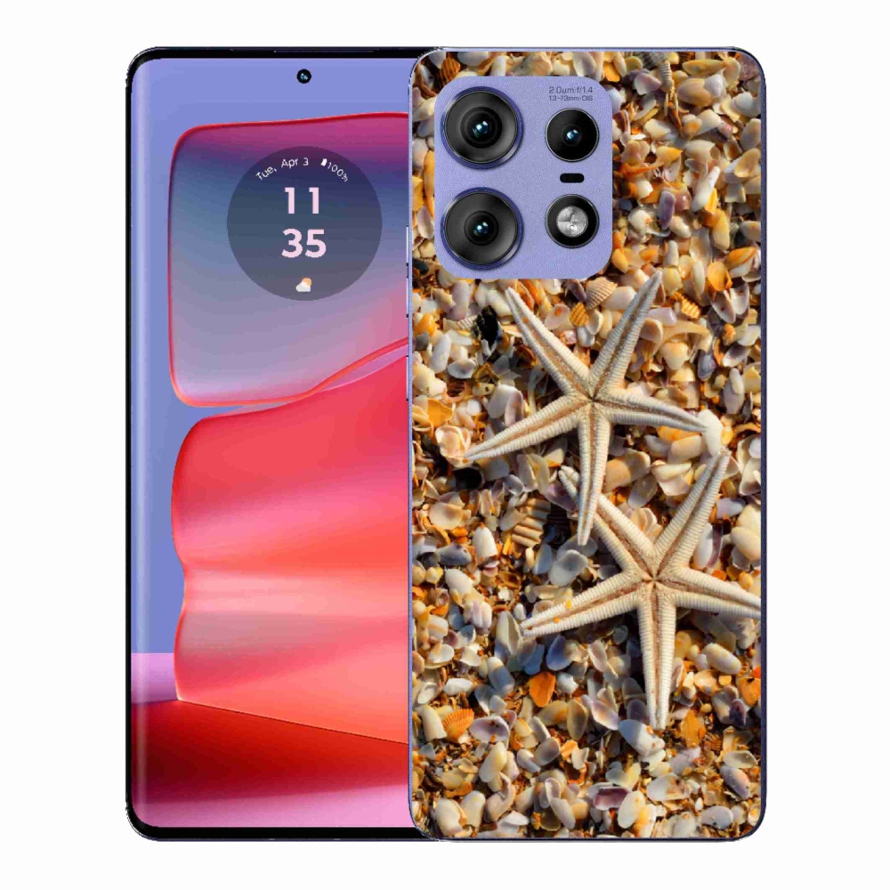 Gelový kryt mmCase na Motorola Edge 50 Pro - mořské hvězdice