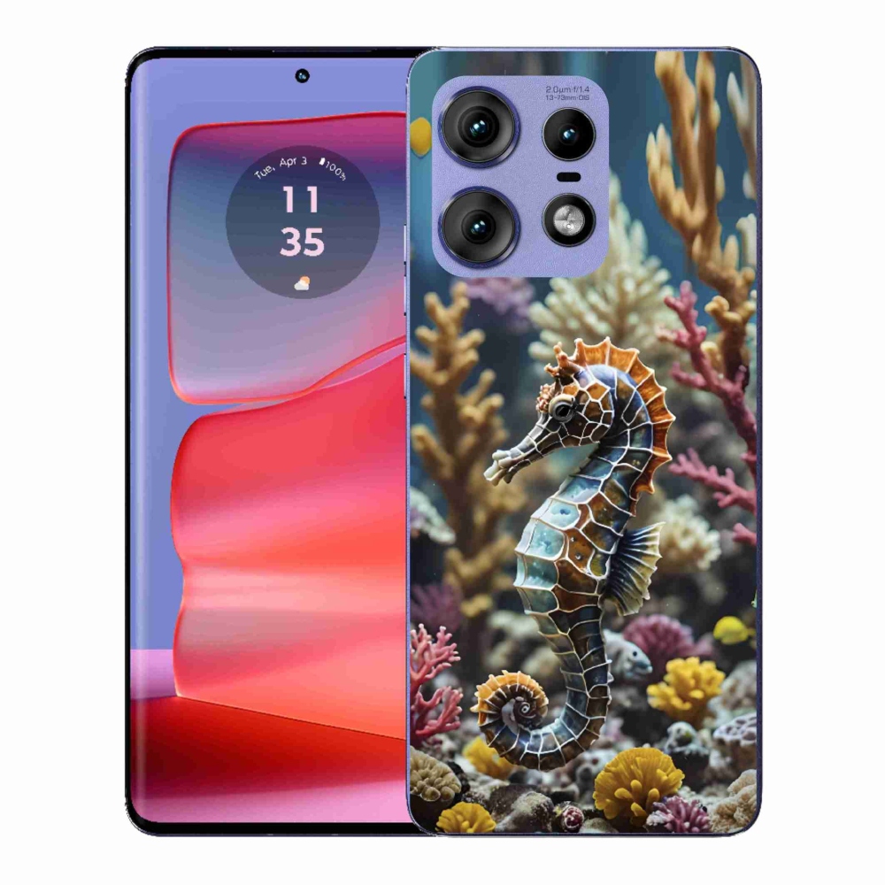 Gelový kryt mmCase na Motorola Edge 50 Pro - mořský koník 2