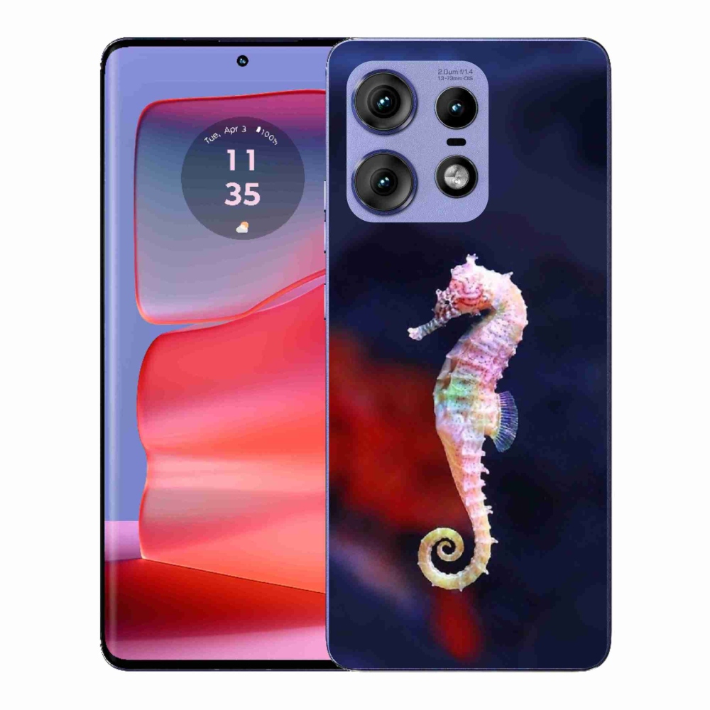 Gelový kryt mmCase na Motorola Edge 50 Pro - mořský koník