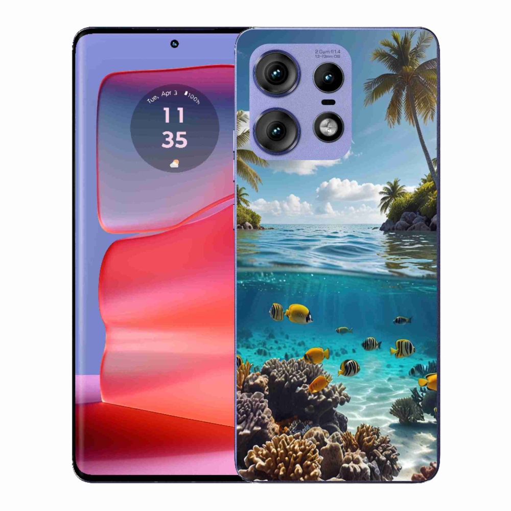 Gelový kryt mmCase na Motorola Edge 50 Pro - mořský svět 4