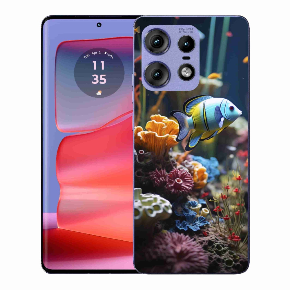 Gelový kryt mmCase na Motorola Edge 50 Pro - mořský svět 5