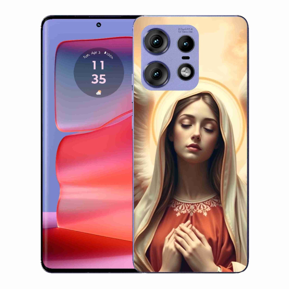 Gelový kryt mmCase na Motorola Edge 50 Pro - náboženský motiv