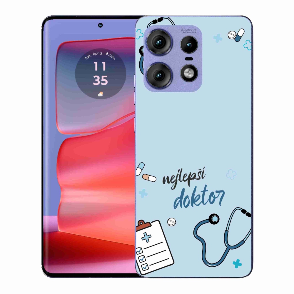 Gelový kryt mmCase na Motorola Edge 50 Pro - nejlepší doktor