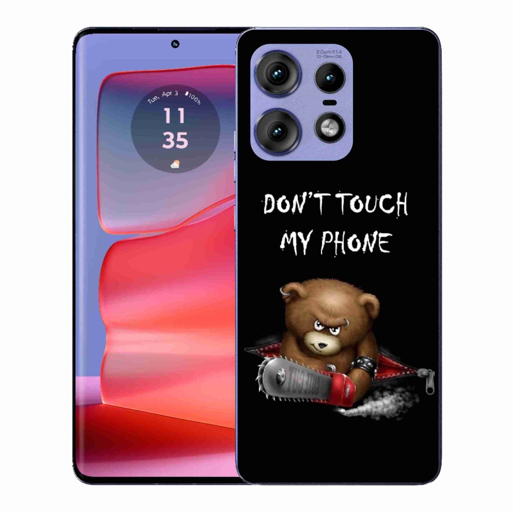 Gelový kryt mmCase na Motorola Edge 50 Pro - nesahej na telefon
