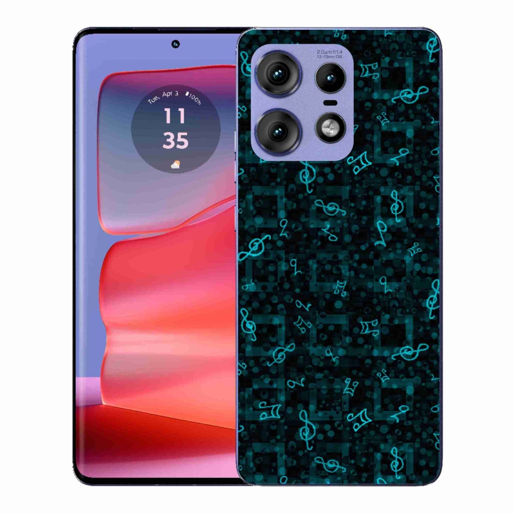 Gelový kryt mmCase na Motorola Edge 50 Pro - noty 1