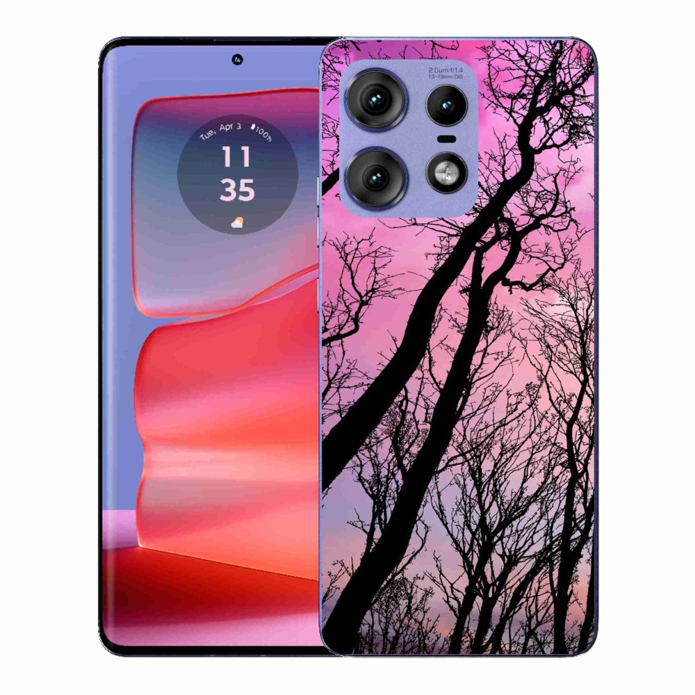 Gelový kryt mmCase na Motorola Edge 50 Pro - opadané stromy