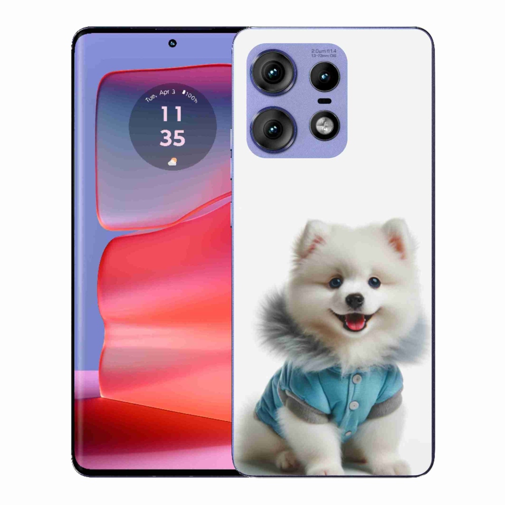 Gelový kryt mmCase na Motorola Edge 50 Pro - pomeranian