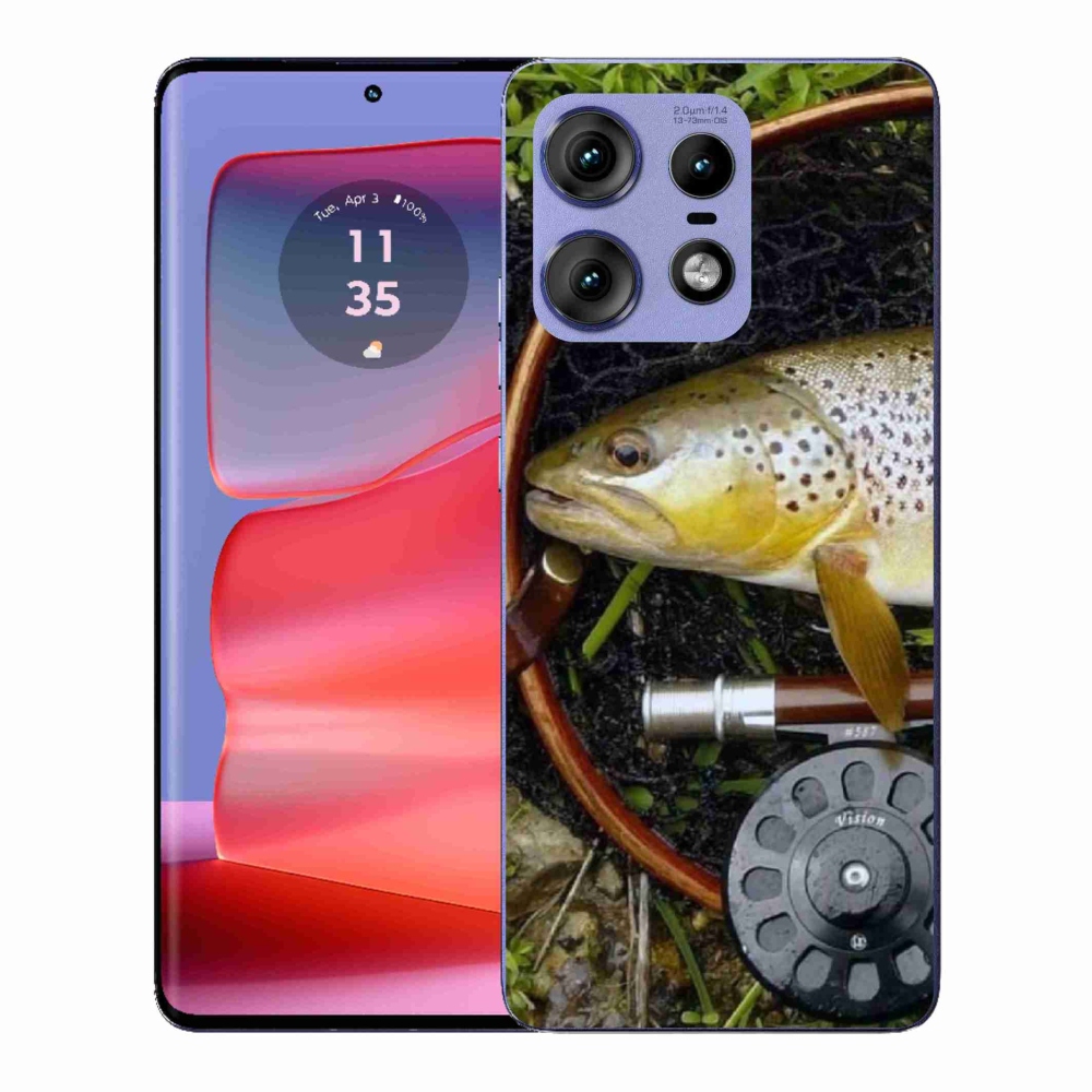 Gelový kryt mmCase na Motorola Edge 50 Pro - pstruh 2