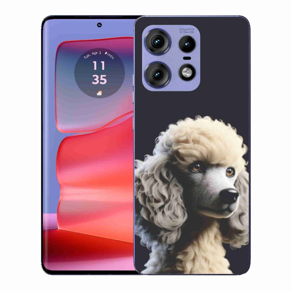 Gelový kryt mmCase na Motorola Edge 50 Pro - pudl